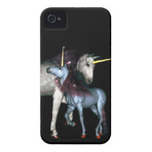 Mom & Baby Unicorn iPhone 4 Case-Mate Case