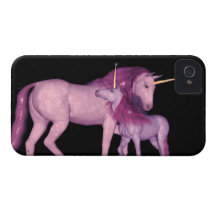 Mom & Baby Unicorn iPhone 4 Covers
