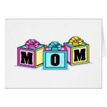 Mom (Blocks) Cards