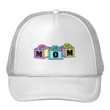 Mom (Blocks) Mesh Hats