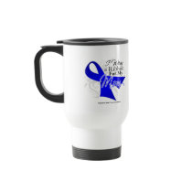 Mom Blue Ribbon - Colon Cancer Mug