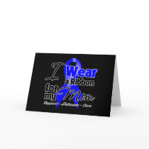 Mom- Colon Cancer Ribbon Card