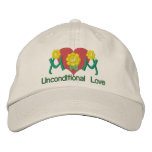 Mom Daisy Heart Embroidered Baseball Caps