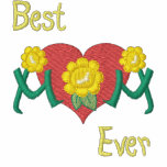 Mom Daisy Heart Polo Shirt