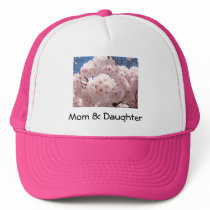 Mom & Daughter Sports hat Pink Blossoms