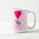 Mom, elephant and heart balloons mugs