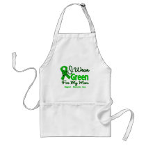Mom - Green  Awareness Ribbon Apron