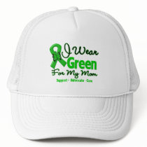 Mom - Green  Awareness Ribbon Trucker Hats
