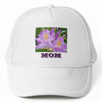Mom hats sports trucker's hats Purple Rhodies