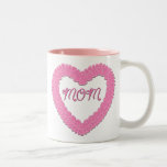 Mom Heart Mug mugs