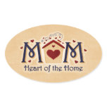 MOM Heart of the Home Sticker
