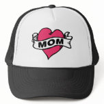 Mom Heart Tattoo hats