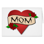 Mom heart tattoo Mother's Day card
