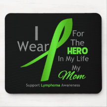 Mom Hero In My Life - Lymphoma Mouse Pad
