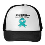 Mom - I Wear Teal Ribbon Stylish Hat