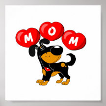 Mom in Hearts (Bubba) Poster