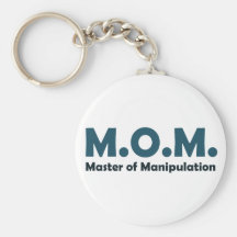 MOM Master of Manipulation Keychain