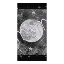 Mom Moon Photo Card Template