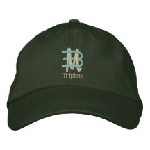 Mom of Triplets Hat [3-Drk] Embroidered Hat