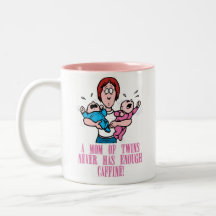 Mom Of Twins Coffee Mug