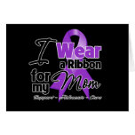Mom - Pancreatic Cancer Ribbon Card