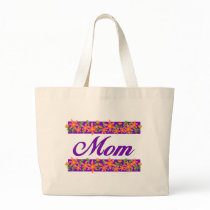 Mom - Purple Border Bag