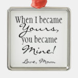 Mom quote ornaments