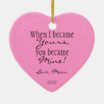 Mom quote ornaments
