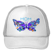 'Mom rocks' Mesh Hats