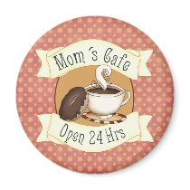 Mom´s Café Refrigerator Magnets