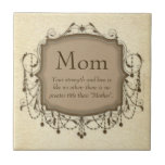 Mom, Sentimental Message Chandelier Tile tiles