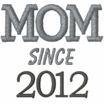 Mom Since 2012 (customizable) Embroidered Hooded Sweatshirts