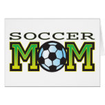 Mom Soccer Card