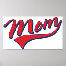 Mom Swoosh Posters