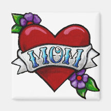 Mom Tattoo Magnet