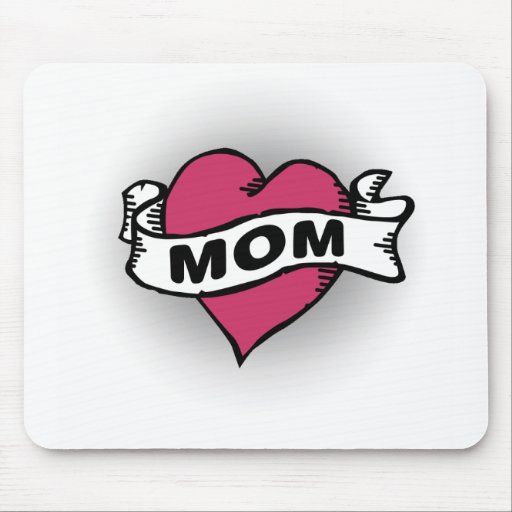 Mom Tattoo Mouse Mat