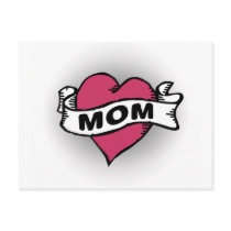 Mom Tattoo Post Card
