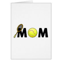 Mom Tennis Card