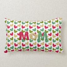 "MoM" Throw Pillow Lumbar