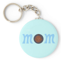 Mom to African baby Key Chains