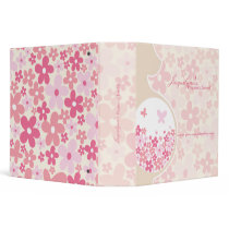 Mom To Be * Baby Girl Pregnancy Journal Binder