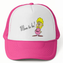 Mom To Be (Pregnant Woman) Trucker Hats