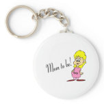 Mom To Be (Pregnant Woman) keychains