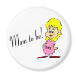 Mom To Be (Pregnant Woman) magnets
