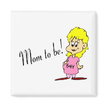 Mom To Be (Pregnant Woman) Magnet