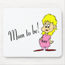 Mom To Be (Pregnant Woman) Mouse Mat