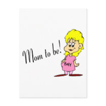 Mom To Be (Pregnant Woman) Postcards