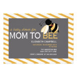 Mom-to-BEE Baby Shower Invitation - honeycomb