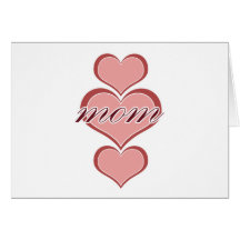 Mom Triple Heart Card