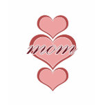 Mom Triple Heart t-shirts